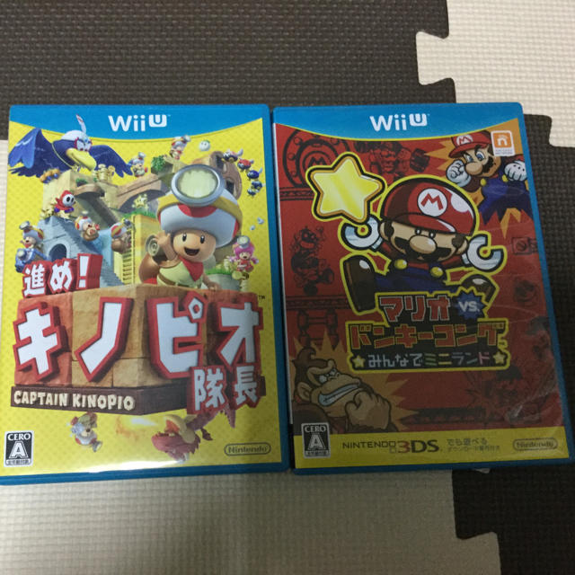 Wii U(ウィーユー)のおまけ付き ピノキオ隊長 & マリオVSドンキーコング ２枚セット エンタメ/ホビーのゲームソフト/ゲーム機本体(携帯用ゲームソフト)の商品写真