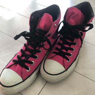 コンバース(CONVERSE)の ゆうめろ様専用    コンバース ハイカット ピンク 25cm(スニーカー)