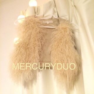 マーキュリーデュオ(MERCURYDUO)のMERCURYDUOファーベスト(ベスト/ジレ)