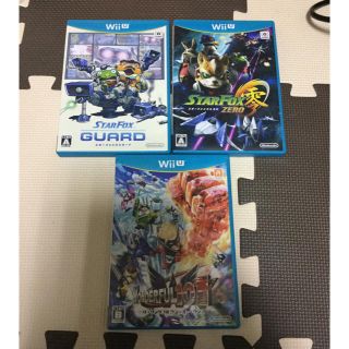 ウィーユー(Wii U)のnana様専用スターフォックス零 & ガード & ワンダフル101 3本セット(家庭用ゲームソフト)