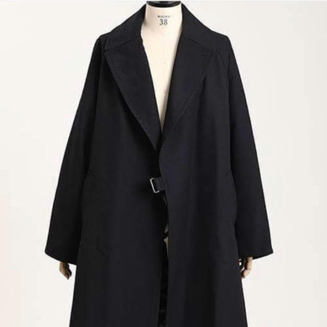 COMOLI(コモリ)の新品 18aw comoli ウールサージ タイロッケンコート navy 2 メンズのジャケット/アウター(トレンチコート)の商品写真