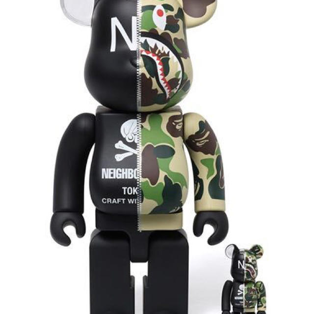A BATHING APE(アベイシングエイプ)のBE@RBRICK BAPE neighborhood エンタメ/ホビーのフィギュア(その他)の商品写真