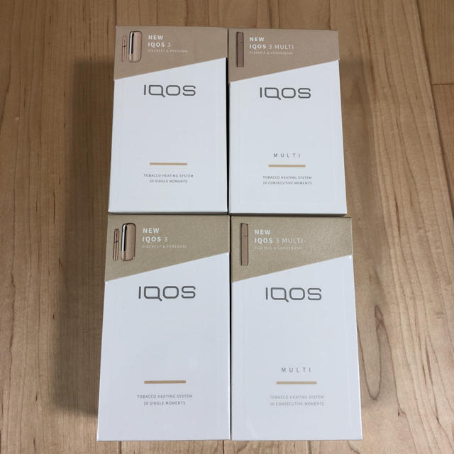 てなグッズや IQOS セット×2 ゴールド iQOS3 新品未開封 タバコグッズ