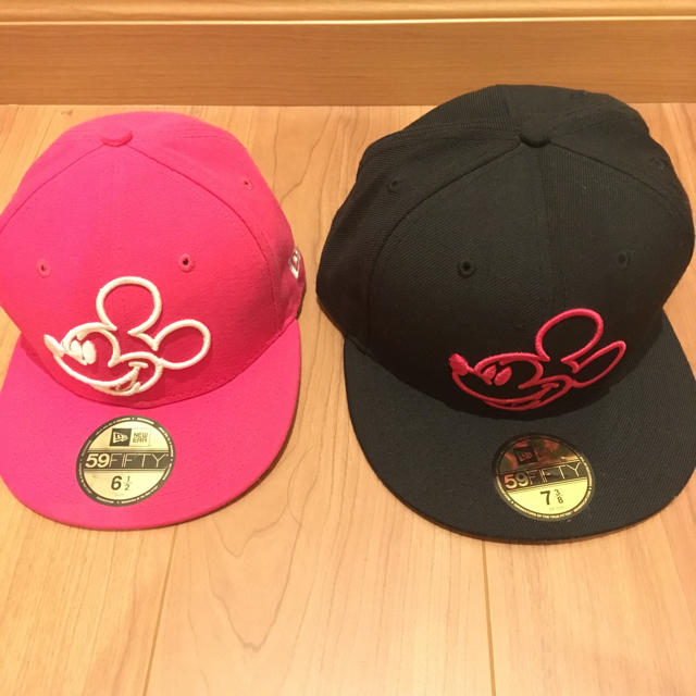 NEW ERA(ニューエラー)のニューエラ★ミッキーキャップ★親子セット キッズ/ベビー/マタニティのこども用ファッション小物(帽子)の商品写真