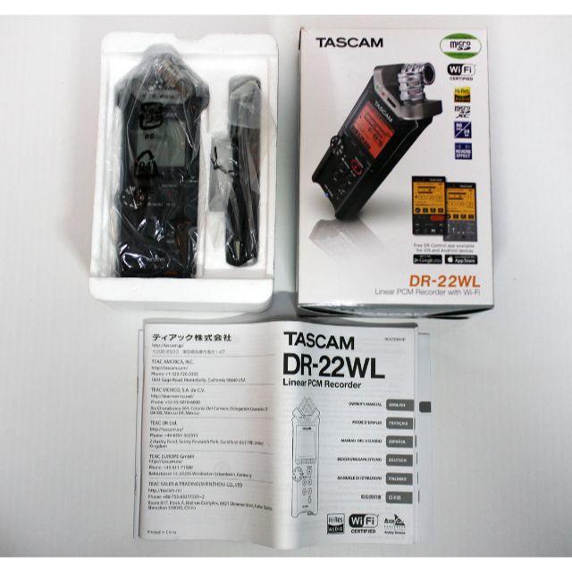 【未使用】TASCAM リニアPCMレコーダーDR-22WL Wi-Fi接続 楽器のレコーディング/PA機器(その他)の商品写真