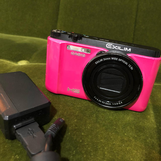 自撮りできる♡ピンク♡デジカメ CASIO EX-ZR1300 お気に入りの 60.0 ...