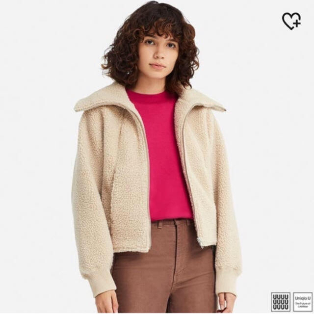 UNIQLO 人気完売❣️ フリースボアブルゾン M