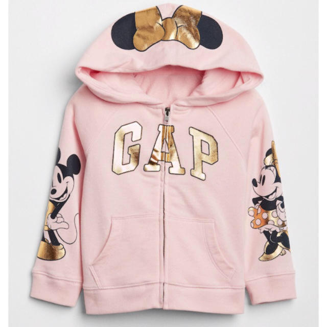 babyGAP(ベビーギャップ)のベビーギャップ ディズニー ミニー パーカー 90 キッズ/ベビー/マタニティのキッズ服女の子用(90cm~)(カーディガン)の商品写真