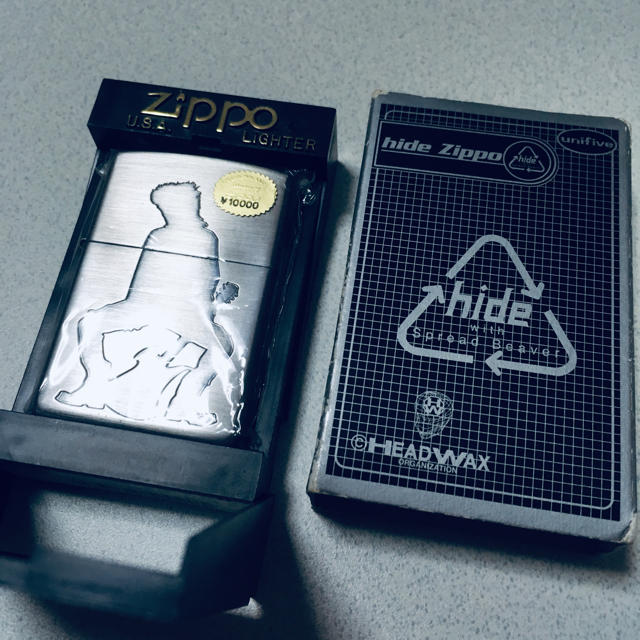 ZIPPO(ジッポー)のhide♡Zippo新品未使用シルエット☆ エンタメ/ホビーのタレントグッズ(ミュージシャン)の商品写真