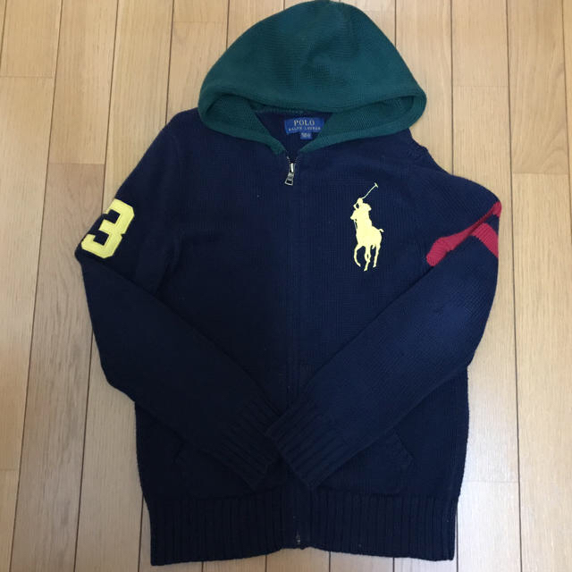 Ralph Lauren(ラルフローレン)の専用です！ラルフローレン ニットパーカー キッズ/ベビー/マタニティのキッズ服女の子用(90cm~)(カーディガン)の商品写真