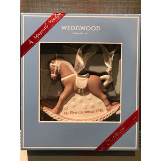 ウェッジウッド(WEDGWOOD)のウェッジウッド オーナメント ロッキングホース 2018 ピンク(置物)