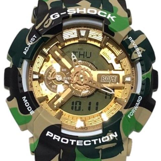【2022福袋】 A GA-110 G-SHOCK BAPE - APE BATHING A BATHING エイプ APE 腕時計(デジタル)
