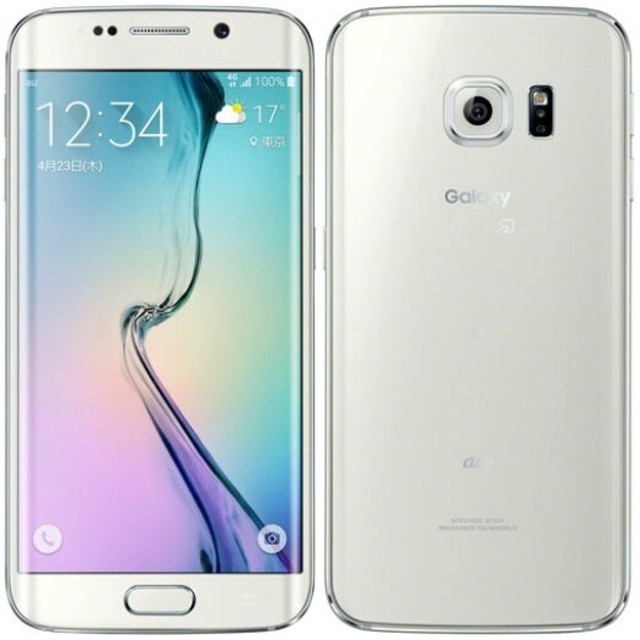 GALAXYS6 edge　ホワイトパール　au