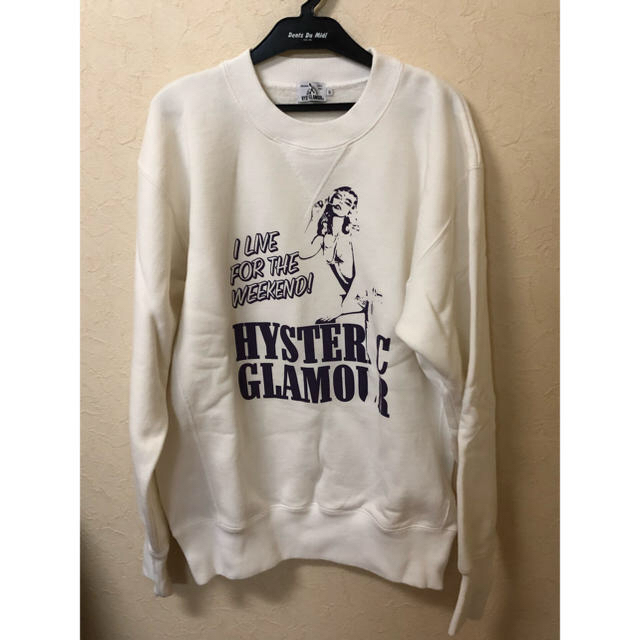 HYSTERIC GLAMOUR(ヒステリックグラマー)の最終値下HYSTERIC GLAMOURHGLIVEFORTHEWEEKEND メンズのトップス(スウェット)の商品写真