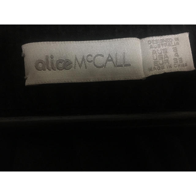 alice McCALL(アリスマッコール)のアリスマッコールワンピース レディースのワンピース(ミニワンピース)の商品写真