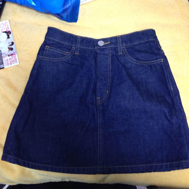 old-denim skirtレディース