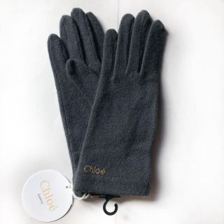 クロエ(Chloe)の【新品】Chloe クロエ 高級グローブ 手袋 ロゴ入り！ 初売りセール(手袋)