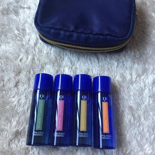 シセイドウ(SHISEIDO (資生堂))の資生堂Qiアロマジェル4本セットリラクシングパフューム。Qiポーチ付き(その他)