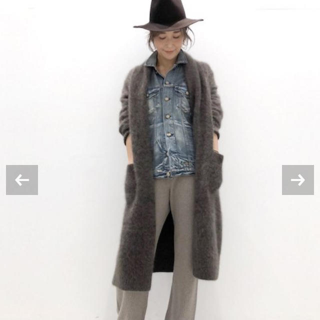 L'Appartement DEUXIEME CLASSE(アパルトモンドゥーズィエムクラス)のPUNTO DORO LONG CARDIGAN レディースのトップス(カーディガン)の商品写真