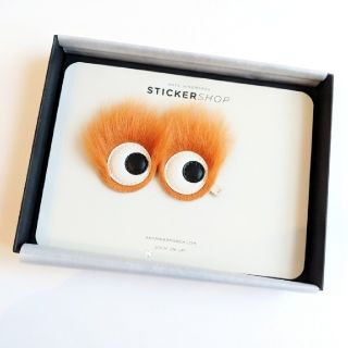 アニヤハインドマーチ(ANYA HINDMARCH)の【新品】Anya Hindmarch EYES ファー ステッカー オレンジ(その他)