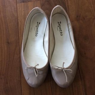 レペット(repetto)のrepetto  レペット バレエシューズ 38 グレージュ色(バレエシューズ)