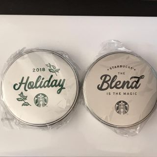 スターバックスコーヒー(Starbucks Coffee)のスターバックス ホリデーステッカー2缶(ノベルティグッズ)