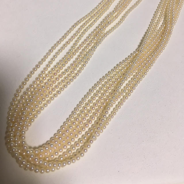 MIKIMOTO - 【貴重なレア商品】ミキモトベビーパールネックレス7連55cm ...