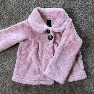 ベビーギャップ(babyGAP)のピンクのもこもこアウター♡サイズ90(コート)