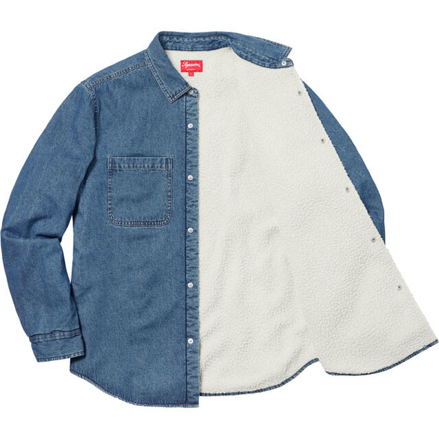 S Sherpa Lined Denim Shirt デニムシャツ 1