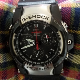 ジーショック(G-SHOCK)のCASIO.　G-SHOK、ソーラー　電波　時計、(腕時計(アナログ))