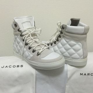 マークジェイコブス(MARC JACOBS)の極レア品 MARC JACOBS ハイカットキルティングレザースニーカー(スニーカー)