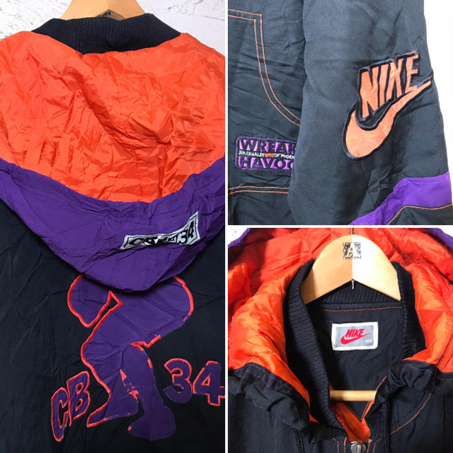 NIKE(ナイキ)のナイキ ナイロンジャケット 中綿 cb チャールズバークレー 90s メンズのジャケット/アウター(ナイロンジャケット)の商品写真