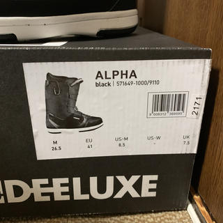 DEELUXE - DEELUXE ALPHA 26.5cm スノーボード ブーツの通販 ...