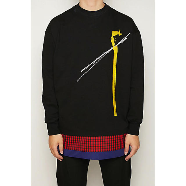ALMOSTBLACK オールモストブラック 長袖カットソー サイズ1 Tシャツ-
