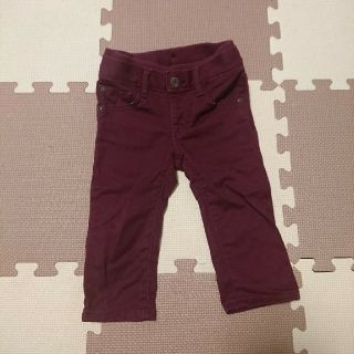 ベビーギャップ(babyGAP)のbabyGAP ワインレッドパンツ 12-18MONTHS(パンツ)