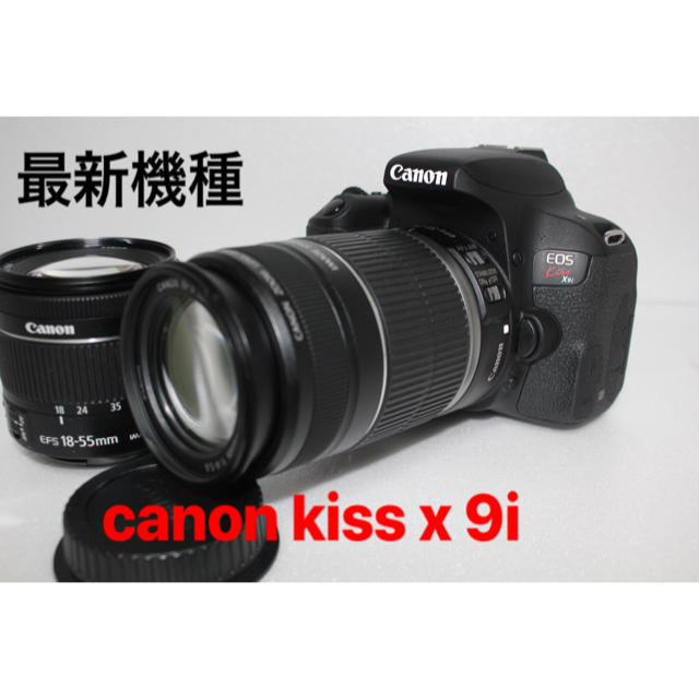 [宅送] Canon - ❤キャノン️最新機種❤️canon kiss x 9i ダブルレンズセット❤️ デジタル一眼