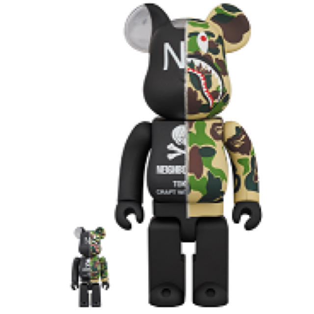 A BATHING APE(アベイシングエイプ)のBAPE NBHD ABC SHARK BE@RBRICK エンタメ/ホビーのフィギュア(その他)の商品写真