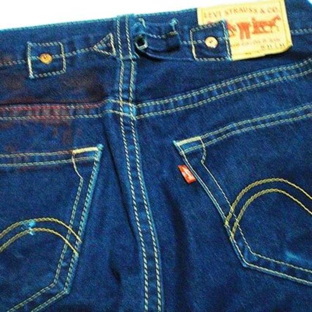 Levi's - リーバイス902 W31 希少 ペイント柄 シンチバック Levi's - リーバイス902 W31 希少 ペイント柄 シンチバック