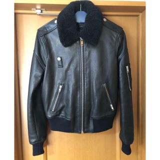 ディーゼル(DIESEL)のディーゼル レザーA2フライトジャケット レディース S(ブルゾン)