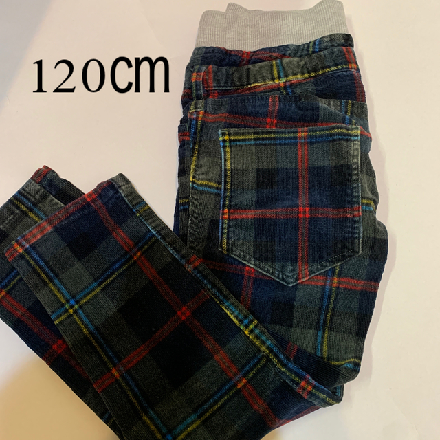 MPS(エムピーエス)のMPS コーデュロイ チェックズボン size120㎝ キッズ/ベビー/マタニティのキッズ服男の子用(90cm~)(パンツ/スパッツ)の商品写真