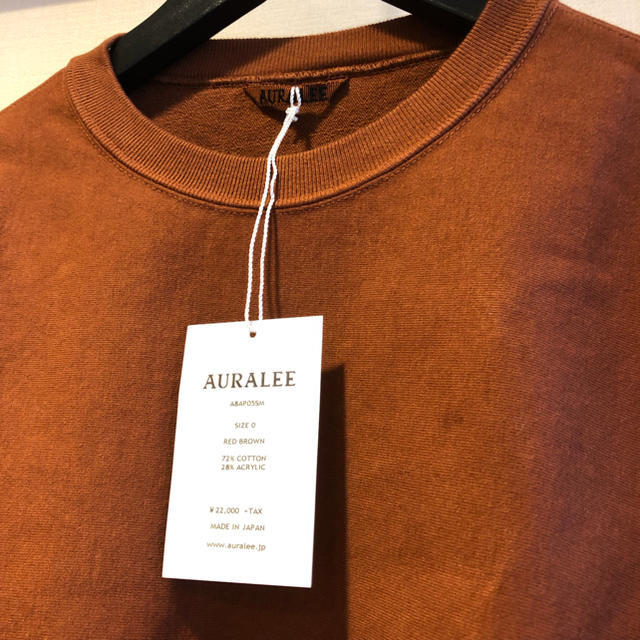 2018aw今期AURALEE カットオフスウェットプルオーバーpullover レディースのトップス(トレーナー/スウェット)の商品写真