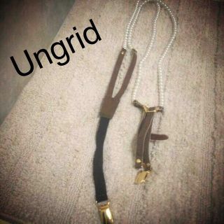 アングリッド(Ungrid)のUngrid パールサスペンダー(サスペンダー)