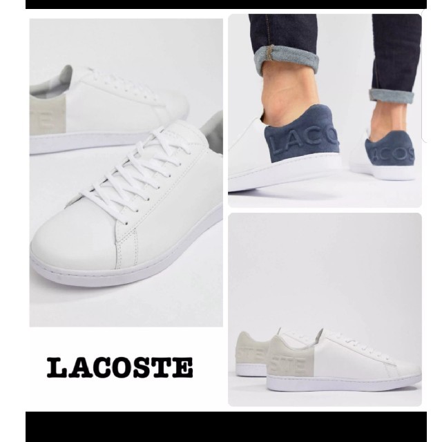 LACOSTE(ラコステ)の日本未発売⭐LACOSTE正規品　ロゴ入り　カラーブロックスニーカー メンズの靴/シューズ(スニーカー)の商品写真