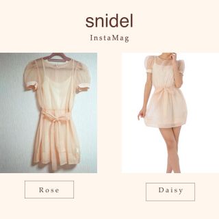 スナイデル(SNIDEL)のsnidel シースルーワンピ❤️(ミニワンピース)