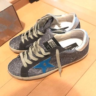 ゴールデングース(GOLDEN GOOSE)のゴールデングースSUPER STAR ドゥーズィエムクラス グリッタースニーカー(スニーカー)