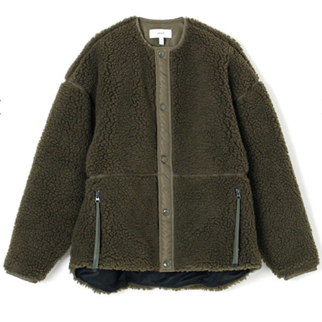 HYKE FAUX SHEARLING JACKET  ボア ショートコート