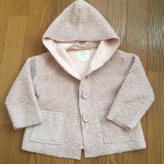 ザラキッズ(ZARA KIDS)のZARA 86㎝ アウター コート 薄ピンク Baby Girl(ジャケット/コート)