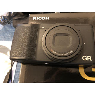リコー(RICOH)のPinkさま専用 RICOH GR ジャンク + GW-3(コンパクトデジタルカメラ)