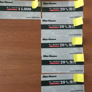 マックハウス 株主優待(ショッピング)