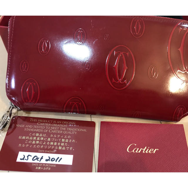 Cartier(カルティエ)のカルティエ ハッピーバースデー 長財布 8万円 レディースのファッション小物(財布)の商品写真